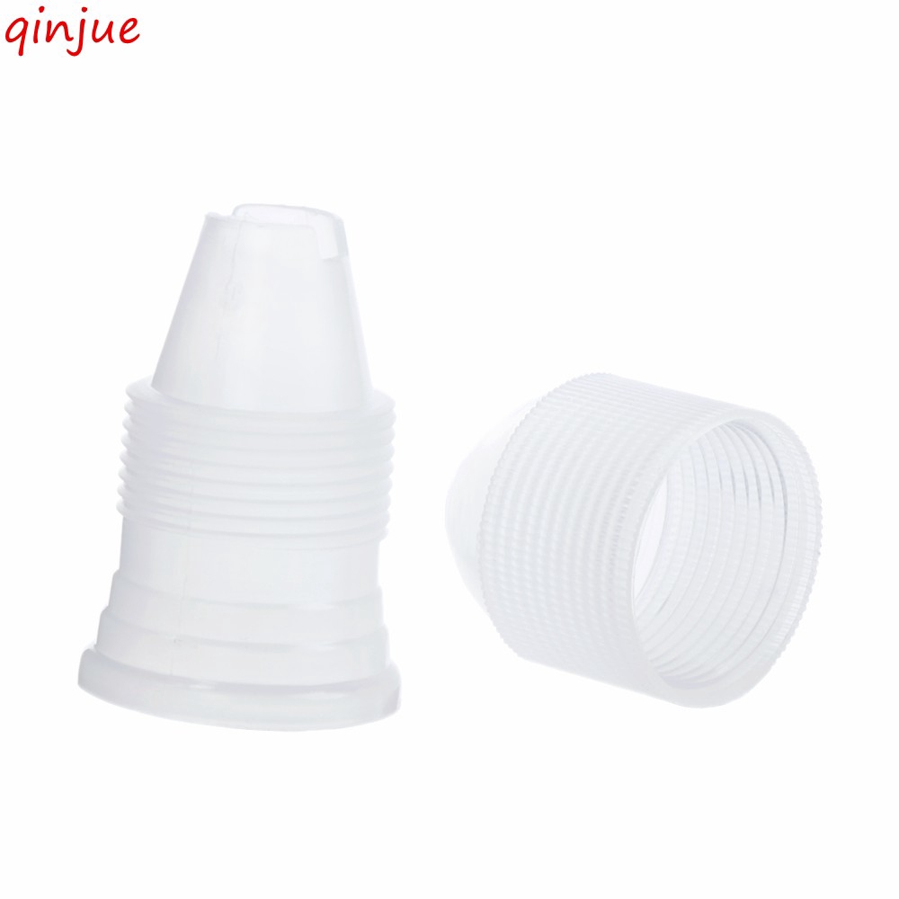 2pcs Cream Piping Bags Cake Decorating Tips Small Large Pastry