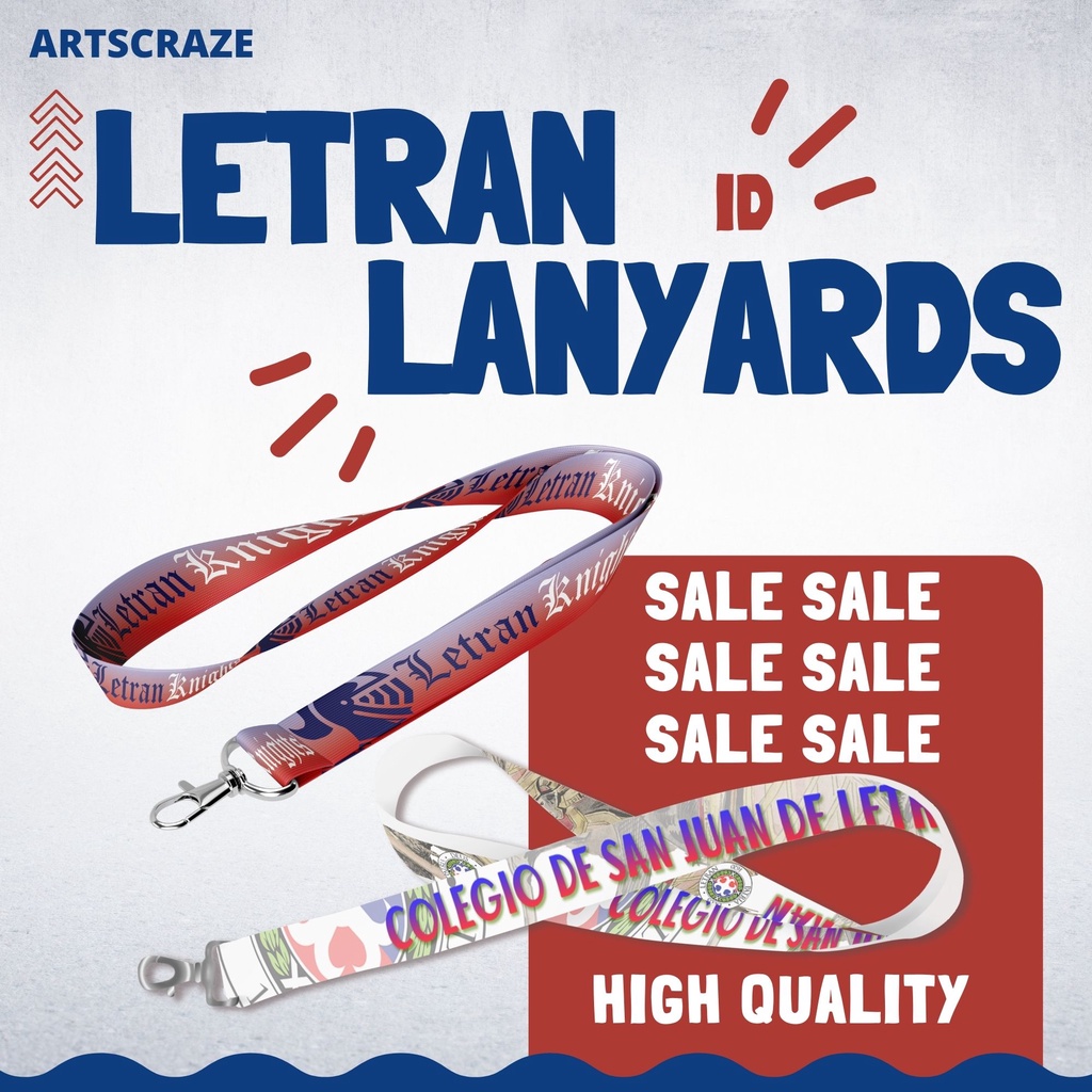 Colegio de San Juan de Letran High Quality ID Lanyards/Lace | Shopee ...