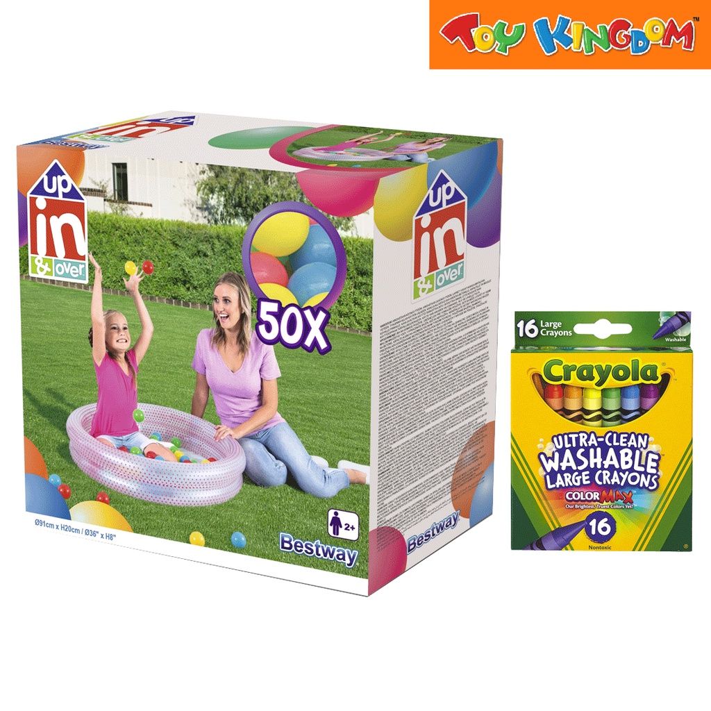 Bestway Bundle Ball Pit Play Pool And Crayola | Shopee Philippines