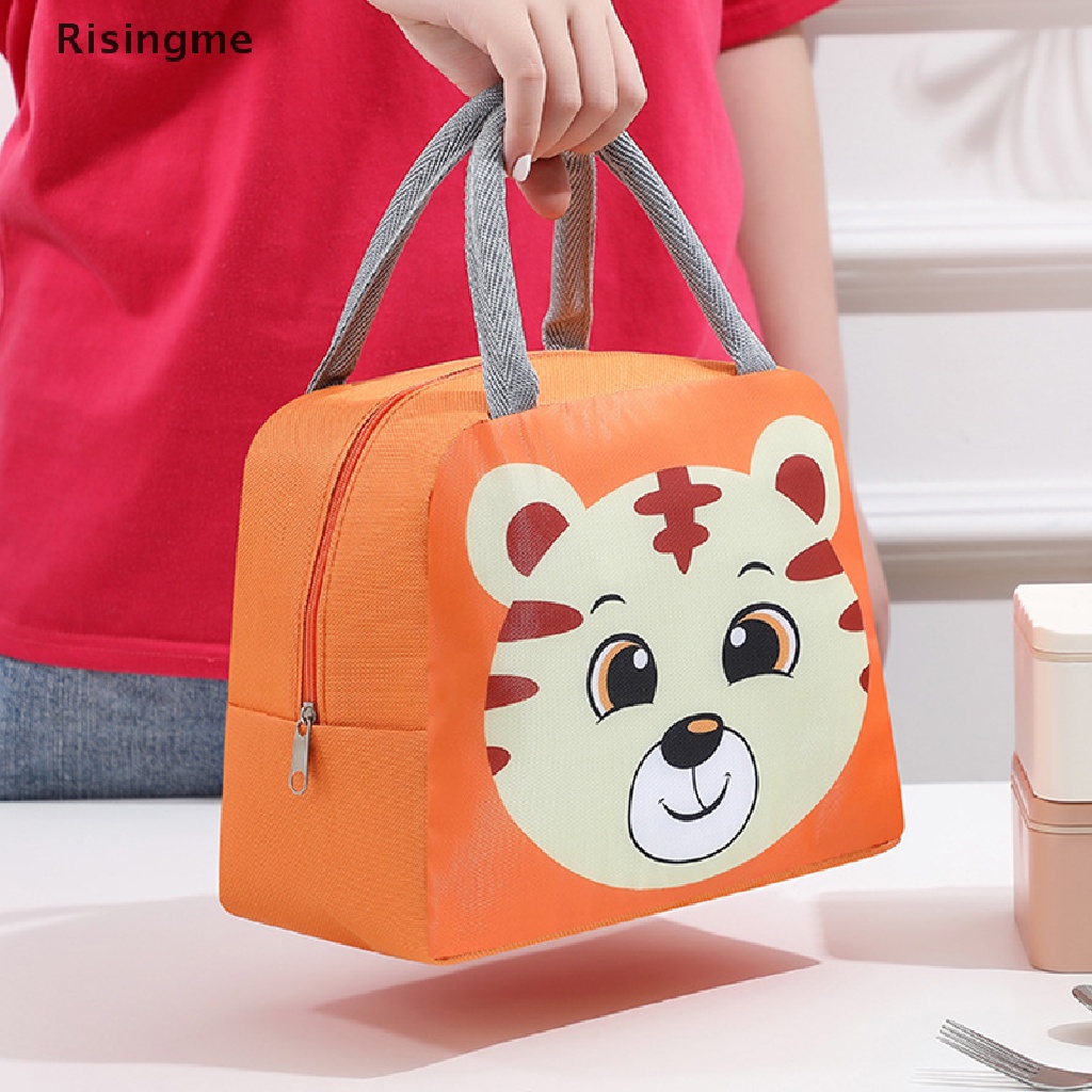 [Risingme] Creative Portable Insulated Thermal Lunch Box Picnic Bags