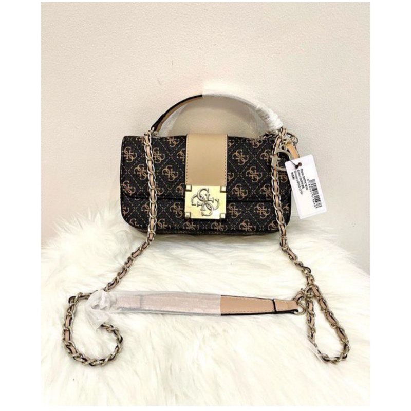 Guess Logo City Small Convertible Crossbody Shopee Philippines