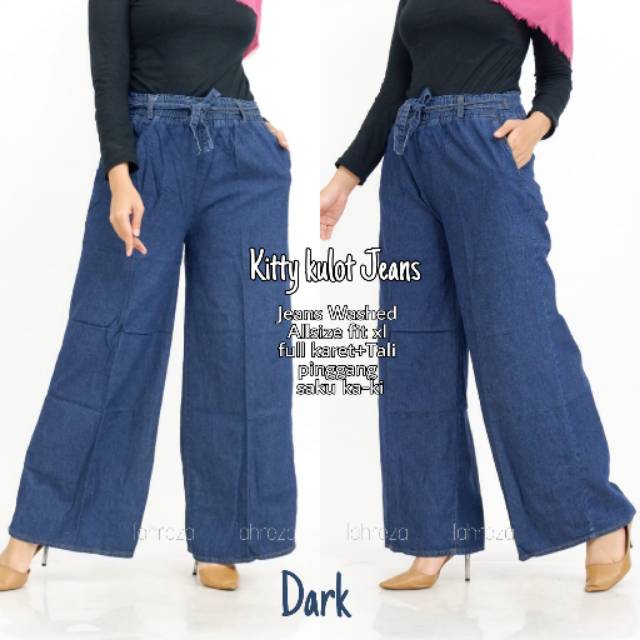  Kulot  Jeans  Women  Jeans  Wash Material Realpic 