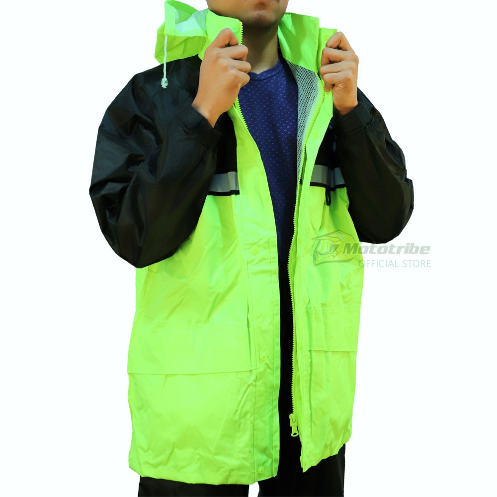 waterproof raincoat with hood