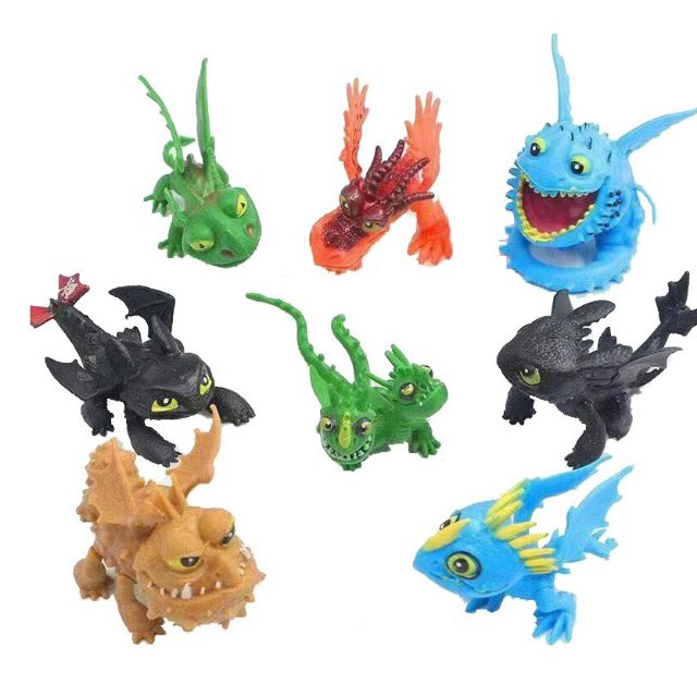 How to Train Dragon Set Of 8 Figure | Shopee Philippines