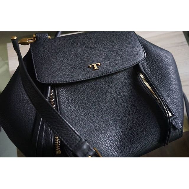 Authentic Tory Burch Half Moon Satchel Bag | Shopee Philippines