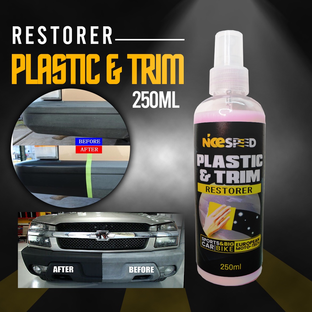 Plastic & Leather Trim Restorer Back to Ultimate Black Car & Motor Care