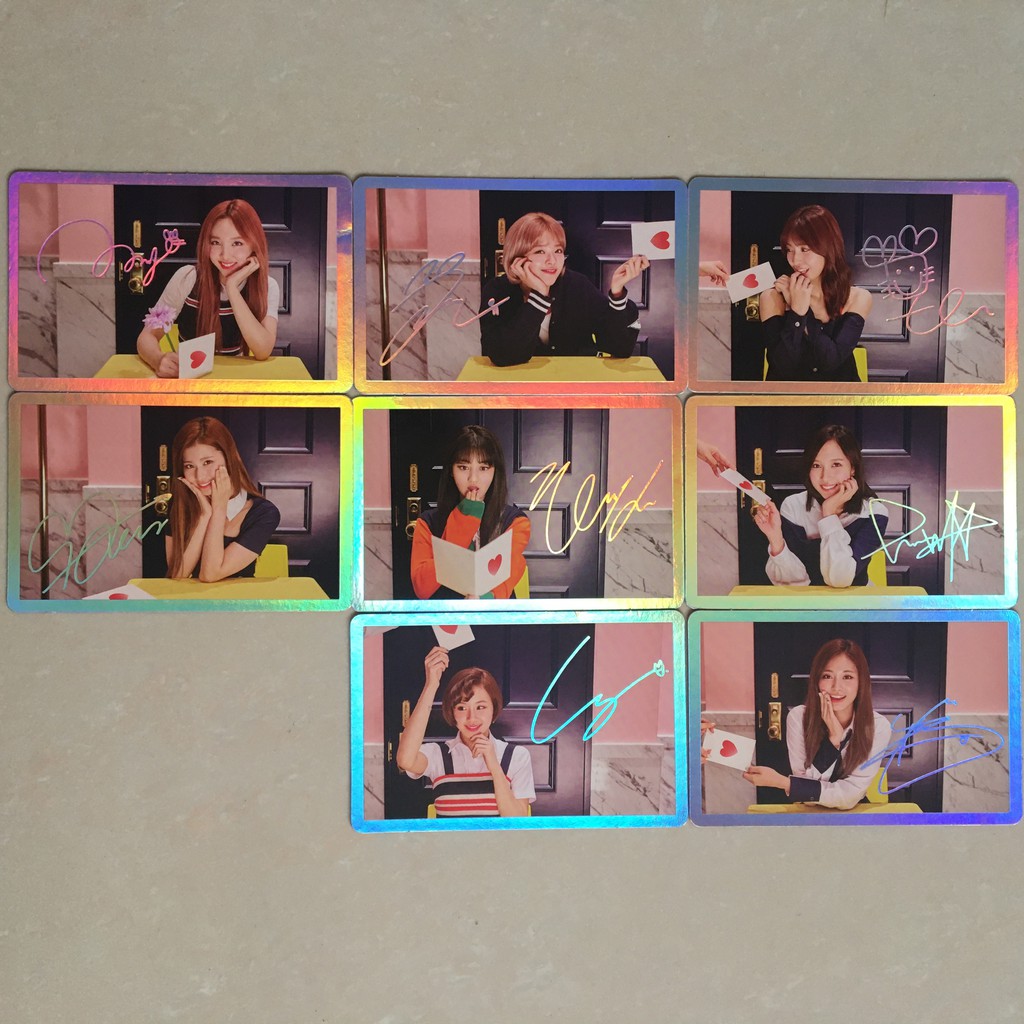 Twice Signal Holo Official Album Photo Hologram Nayeon Jeong Momo Sana Jihyo Mina Dahyun Chae Tzuyu Shopee Philippines