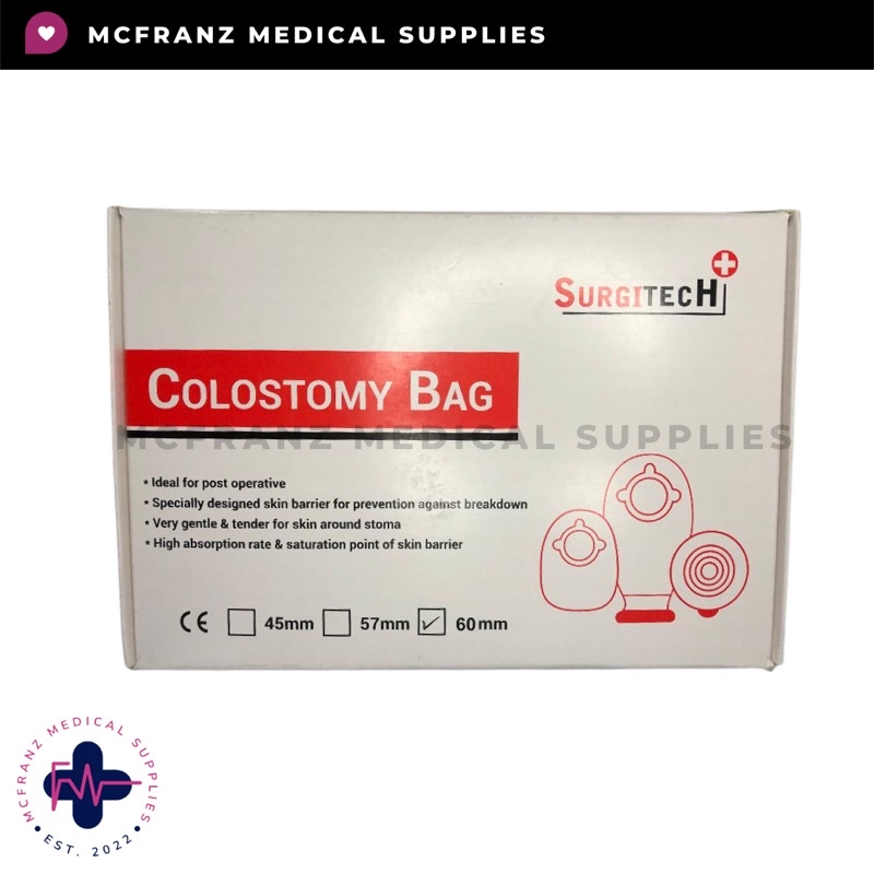 Surgitech Colostomy Bag Set (60mm) Sold per Box Shopee Philippines