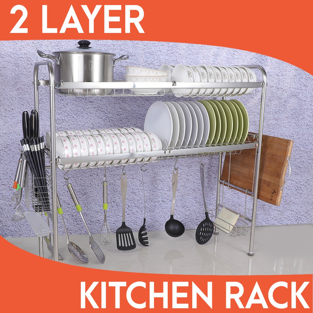Kitchen Drain Rack Wooden Plate Bowl Holder Frame Drainer Accessories Durable Sfhsorg
