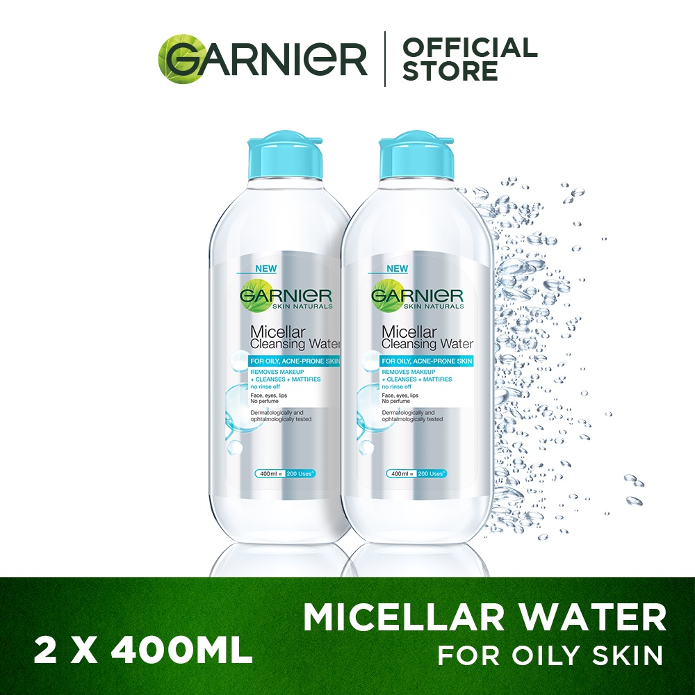 Garnier Micellar Water Value Pack Bundle Set Of 2 400ML Shopee