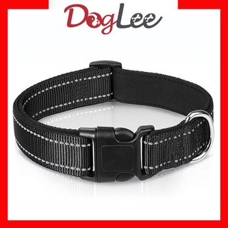 Reflective Dog Collars,Soft Padded Breathable Pet Collar Adjustable for Small Medium Large dog