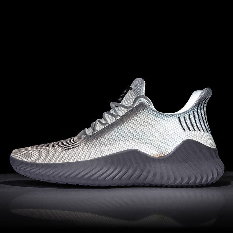 full white sports shoes