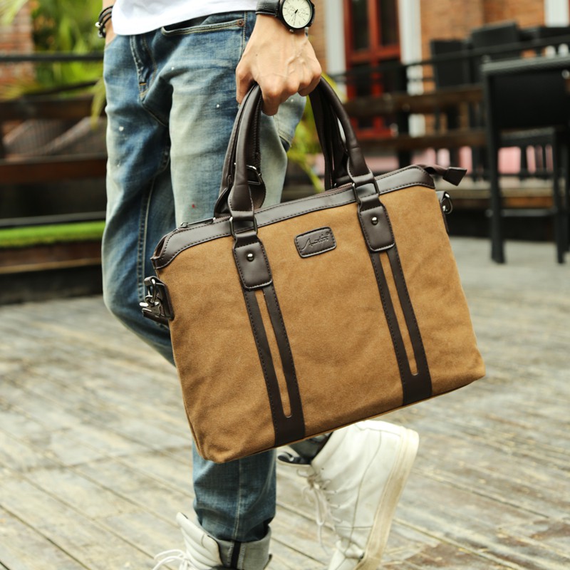 male canvas bag