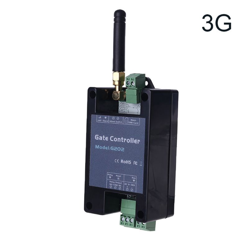 Dark G202 GSM 3G Smart Gate Opener Wireless Automatic Door Receiver Call Relay Switch