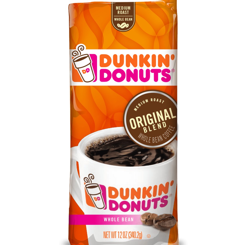 DUNKIN' DONUTS® ORIGINAL BLEND WHOLE BEAN COFFEE | Shopee ...