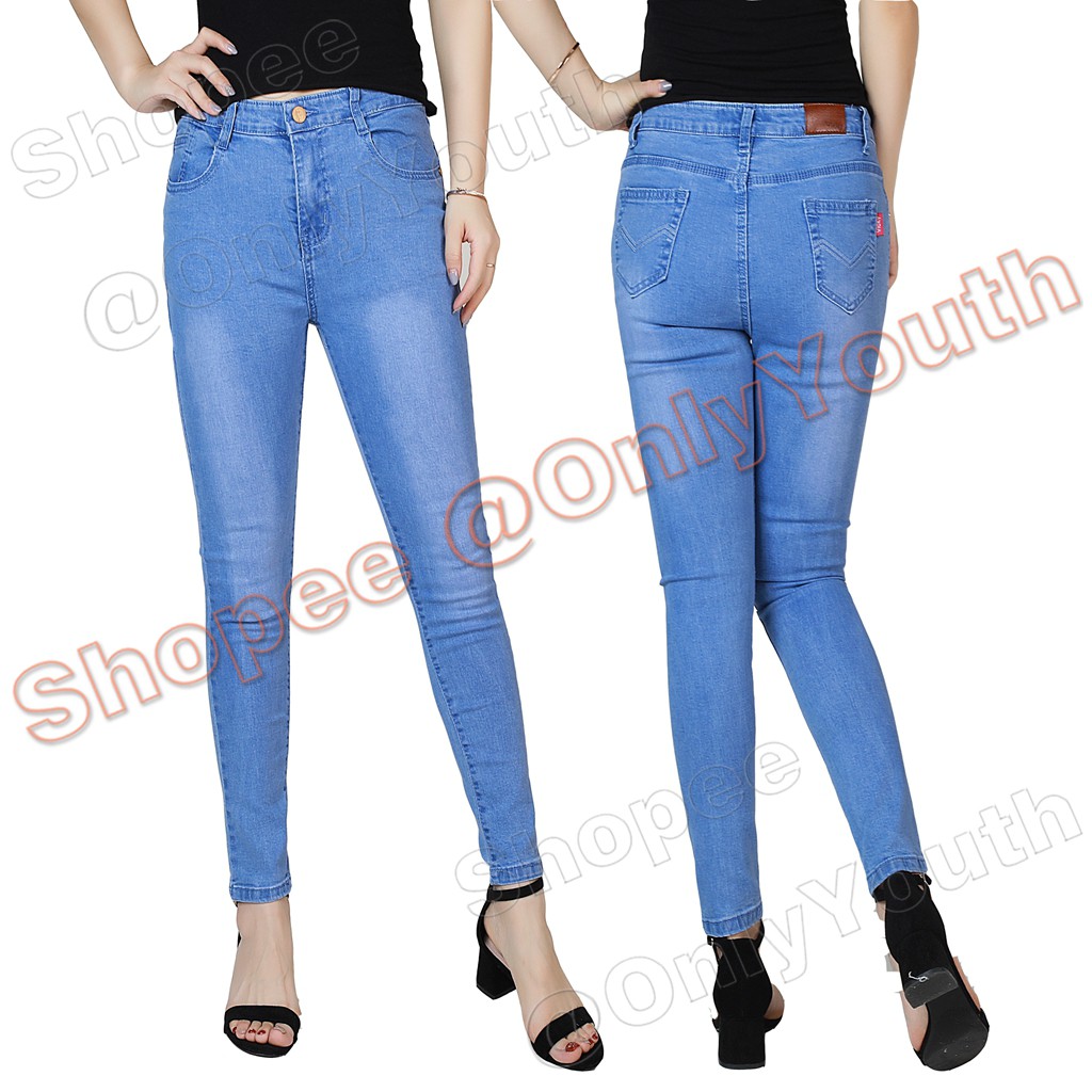 skinny light blue jeans womens