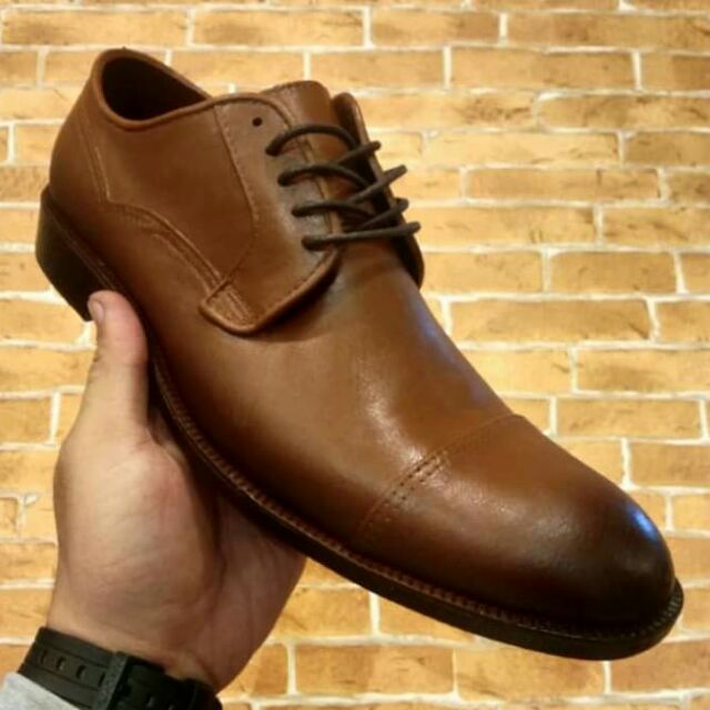 Easy Soft Shoes " Rome Deluxe" for Men and Teens in 2 tone cinnamon brown color Shopee Philippines