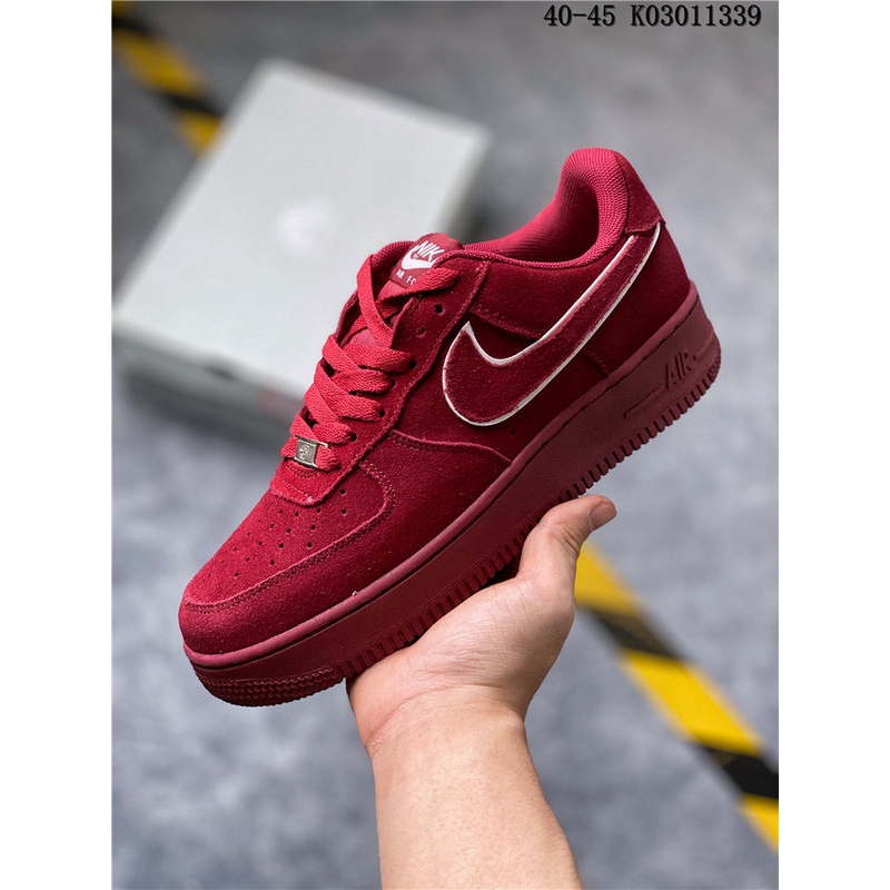 nike air force 1 wine red