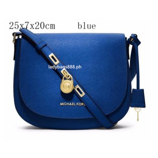 michael kors blue sling bag