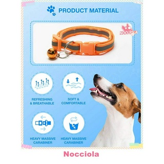 NOCCIOLA Dog and Cat Pet Collar  Adjust Safety Buckle Bell Leash for Puppy Dog and Cat Puppy #5