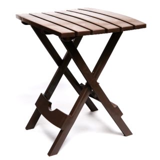 Adams Manufacturing Quik Fold Side Table Brown Shopee Philippines