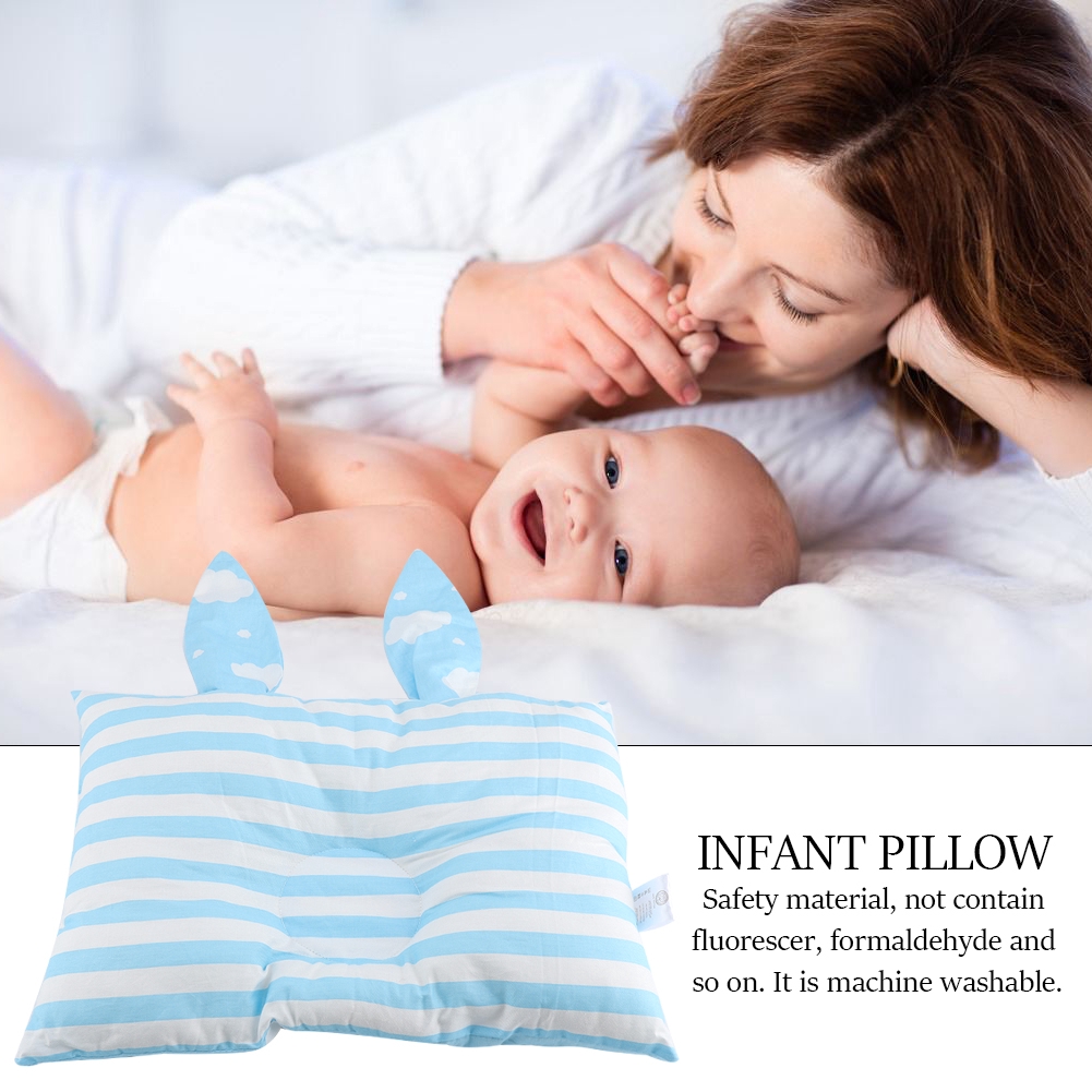 Newborn Baby S Pillow Safe Support Sleep Flat Head Pillows