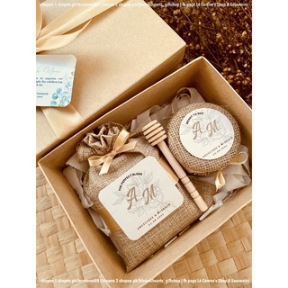 GIFT SET 2: Coffee and honey Souvenirs for weddings MINIMUM ORDER 2 PCS