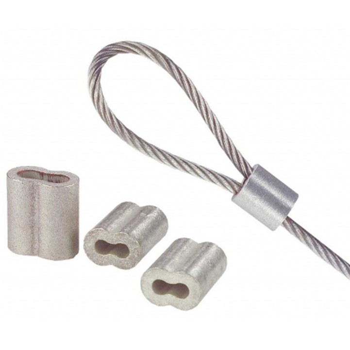 Mago 2mm8mm 8 Type Hourglass wire rope tube Doublehole thick wire