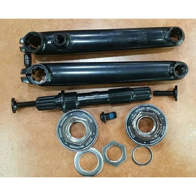 bmx 3 piece crank conversion kit