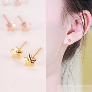 Twin Gold 18K Saudi Gold Pawnable For Ladies and Babies Fashionable Design Stud and Tictac Earrings #3