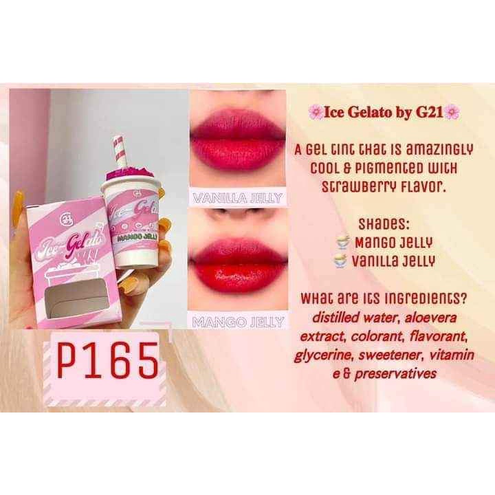 G21 Ice Gelato Gel Tint Mango Vanilla Jelly Shopee Philippines