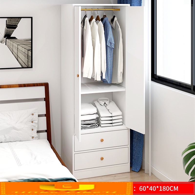 Wardrobe Modern Minimalist Home Bedroom Storage Locker Simple Assembly