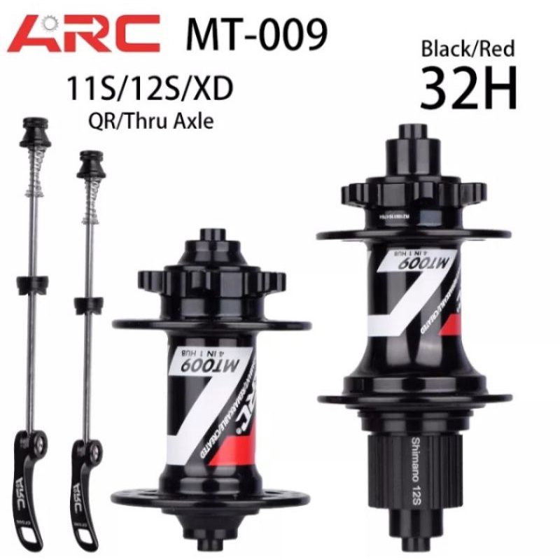 ARC MT009 Hubs 6 Pawls 32 Holes MTB Hubs for Shimano 12 Speed MS Micro