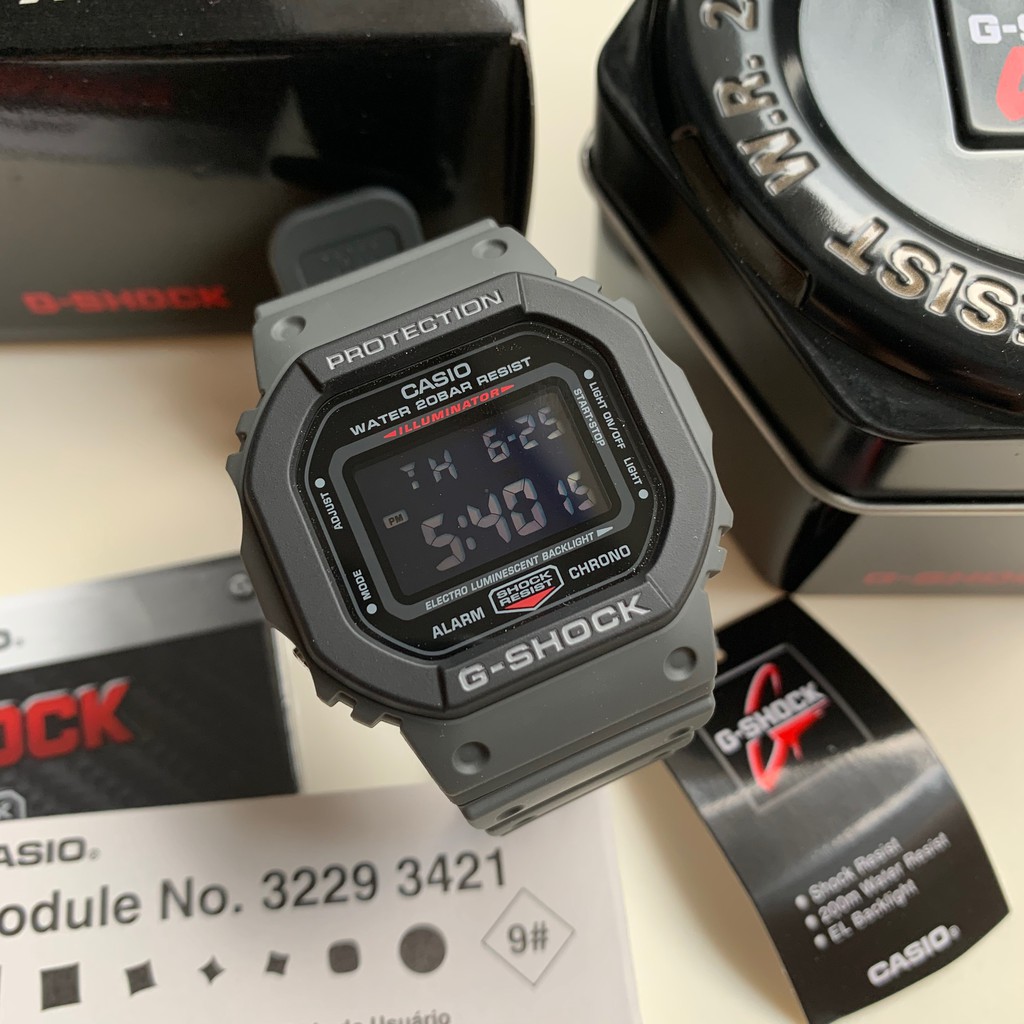 g shock grey watch