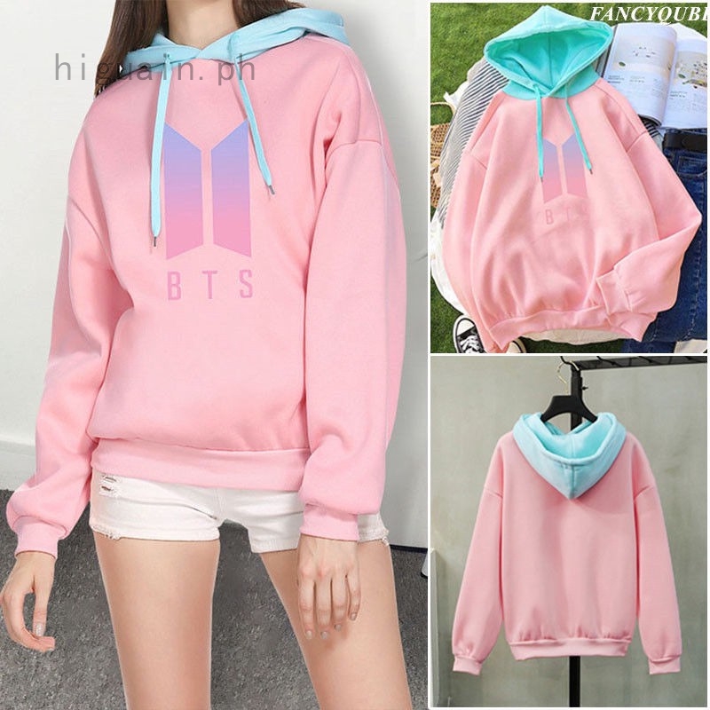 jin pink hoodie