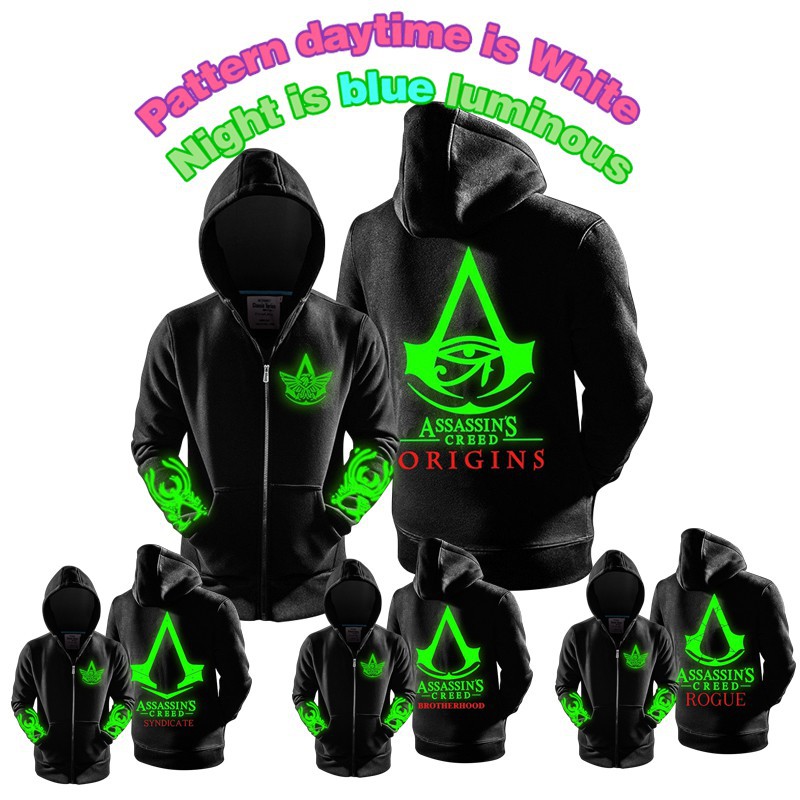 assassin's creed luminous hoodie