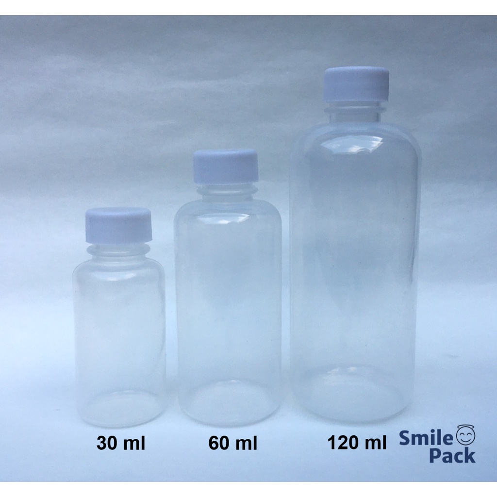Empty PP Bottle 50 pcs (Acetone Bottle) 30 ml / 60 ml / 120 ml