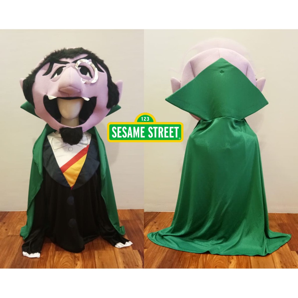 Count Dracula Sesame Street Costume Count Von Count Halloween Costume!