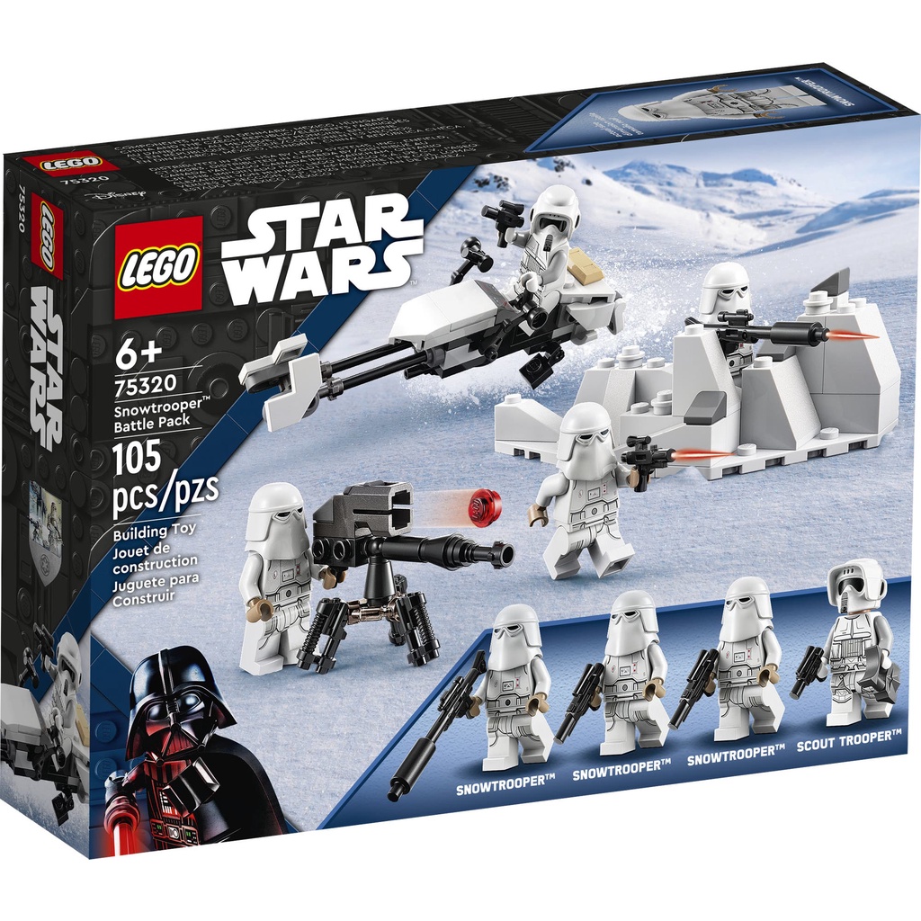Star Wars L'empire Strom Trooper officer Speeder Pack combat compatibles blocs 