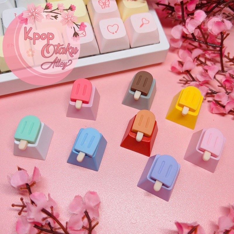 Popsicle Ice Cream Collection Artisan Keycaps Kpop Otaku Alley