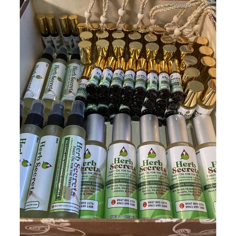 HERB SECRETS ESSENTIAL OIL 100 ORGANIC ORIGINALLEGITIN A LESSER