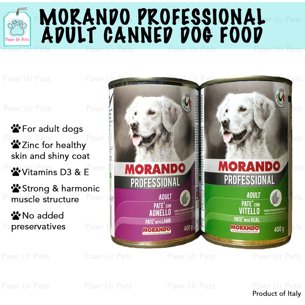 Morando Professional Adult Pate Dog Food 400g Shopee Philippines