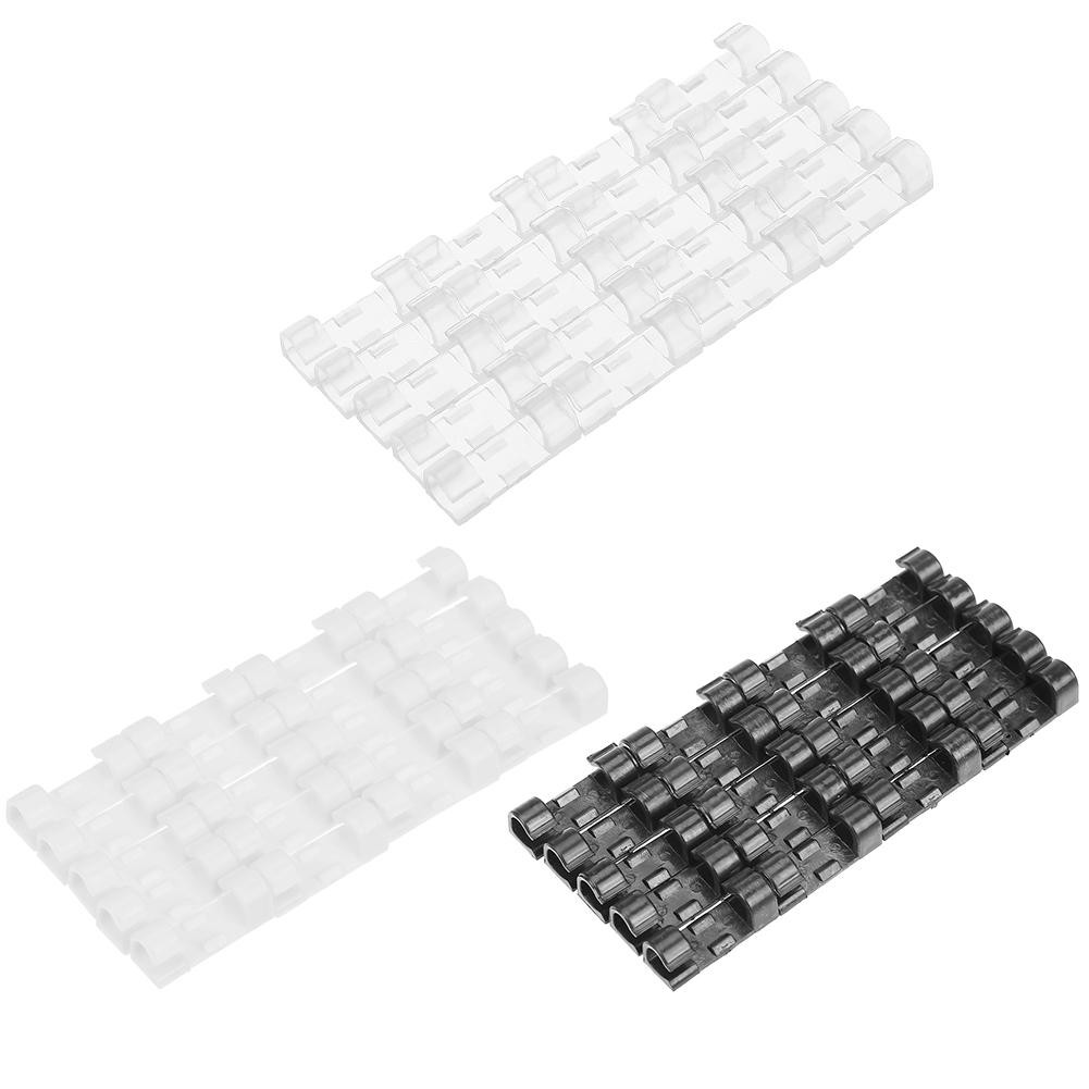 20pcs Cable Cord Wire Clips Fixer Wall Organizer Tie Fixer