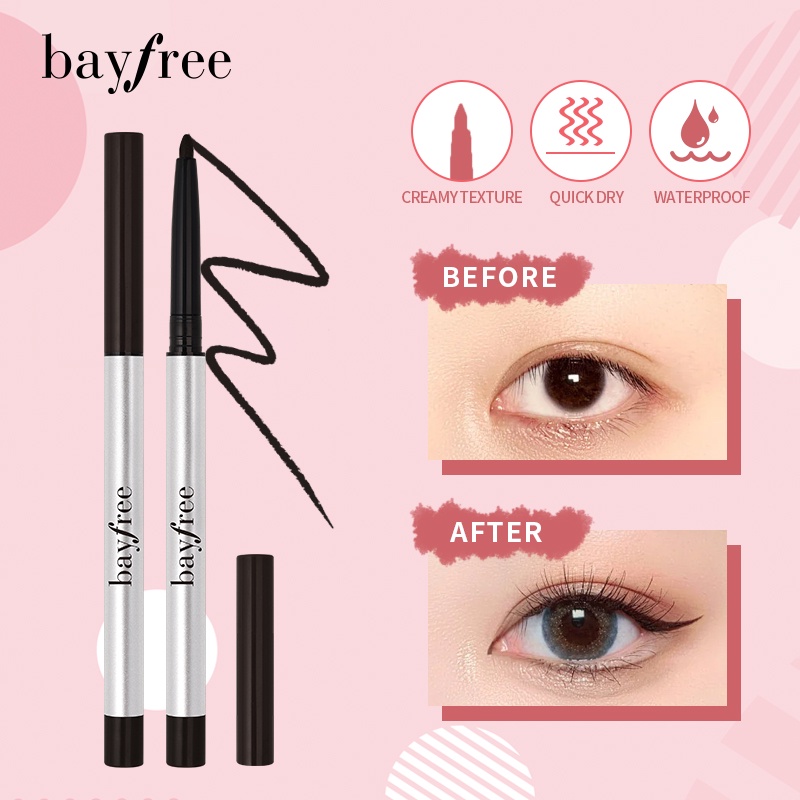 Bayfree Ultrafine Gel Eyeliner Creamy Eyeliner Pencil Smudge Proof
