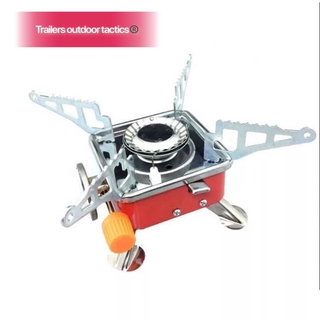 portable card type stove square outdoor folding camping stove