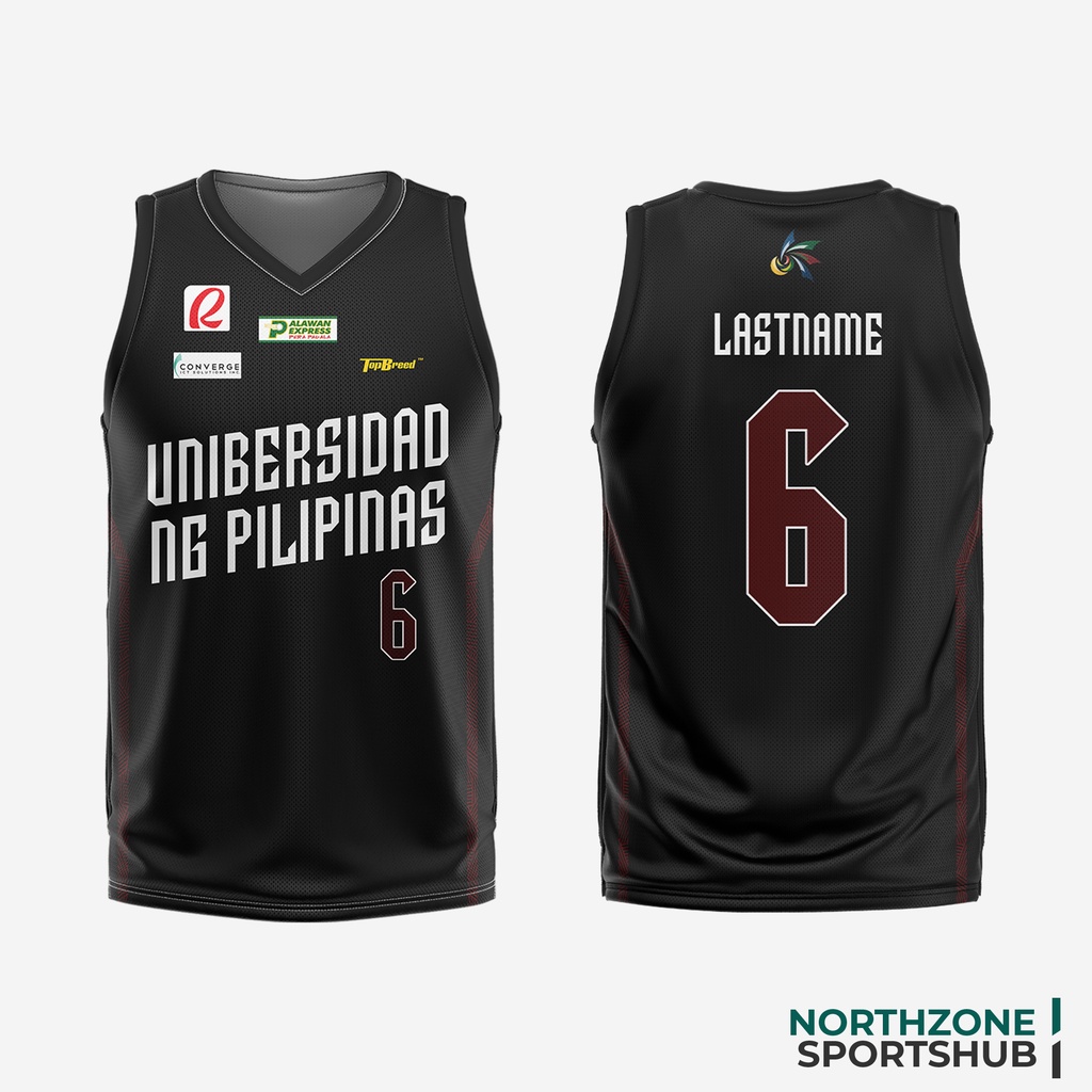 NZ | New UP Fighting Maroons UAAP University of the Philippines Full Sublimated Basketball Jersey #8