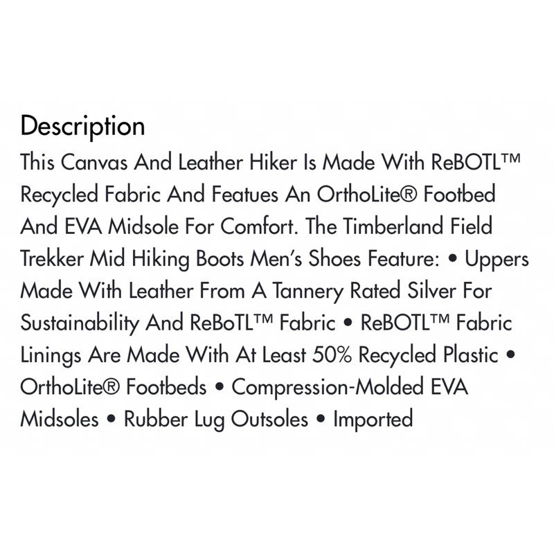 men's field trekker fabric and leather mid hikers