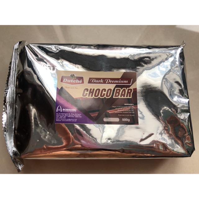 Dutche dark premium chocolate bar 500g Shopee Philippines