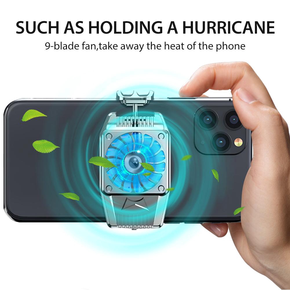 Portable Cooling Fan Game Mobile Phone Cooler Cell Phone Radiator Snap On Cooling Tool Shopee Philippines