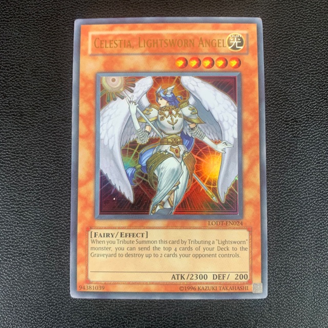 Yugioh Celestia Lightsworn Angel Tcg Shopee Philippines